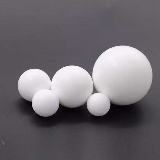 Уплотняющий шарик из ПТФЭ Пластиковый шарик из ПТФЭ Белый нейлон Твердые шарики из ПТФЭ диаметром от 1 мм до 200 мм